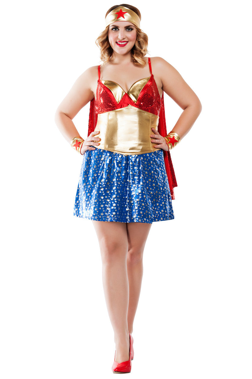Plus Size Wonder Lady Costume