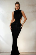 Backless Floor Length Dress