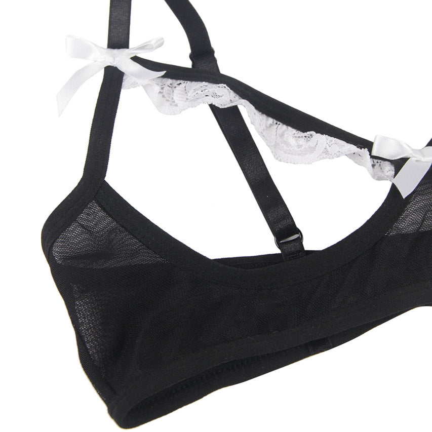 Cupless Maid Lingerie Costume