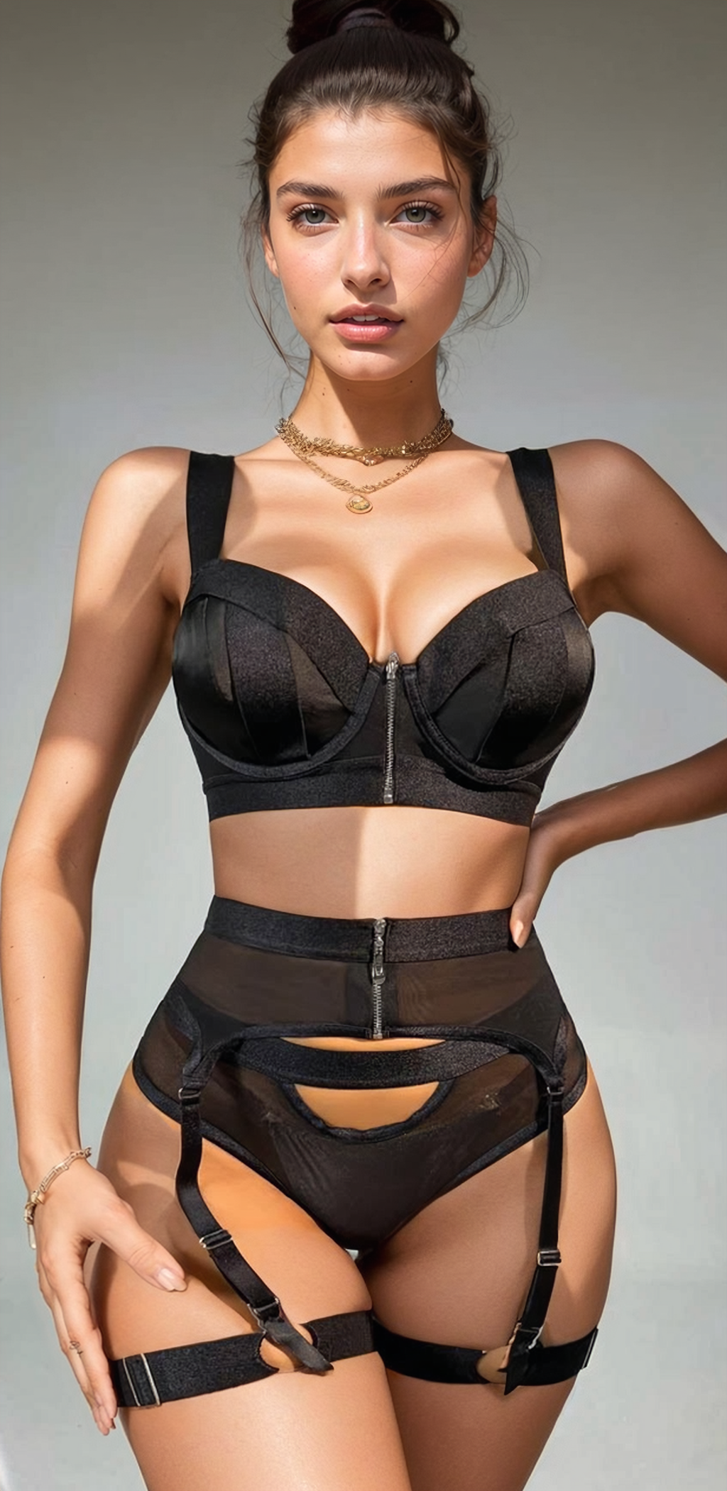 Satin Sass Bra Set