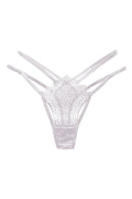 Strappy Geo Embroidered Thong