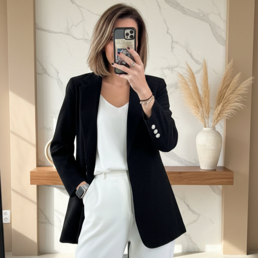 Women's Corduroy Blazer – Slim-Fit Elegant Workwear Jacket