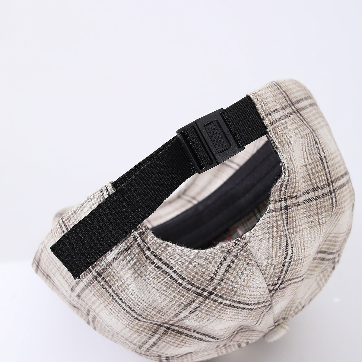 Gorra de béisbol bordada a rayas y a cuadros para mujer – 4 colores