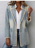 Women's Vintage American-Style Loose Denim Jacket