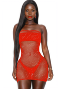 Strapless Mesh Chemise