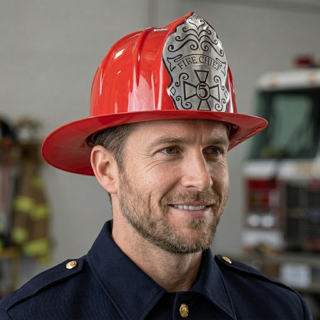 Fire Fighter Costume Hat