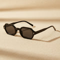 Gafas de sol poligonales de montura pequeña – Protección UV hexagonal unisex