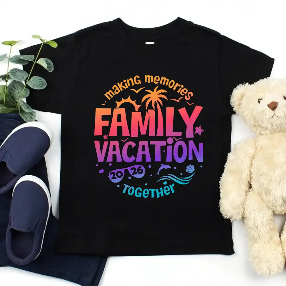 Family Vacation 2026 Shirts – Matching Outfits for Making Memories Together Kids