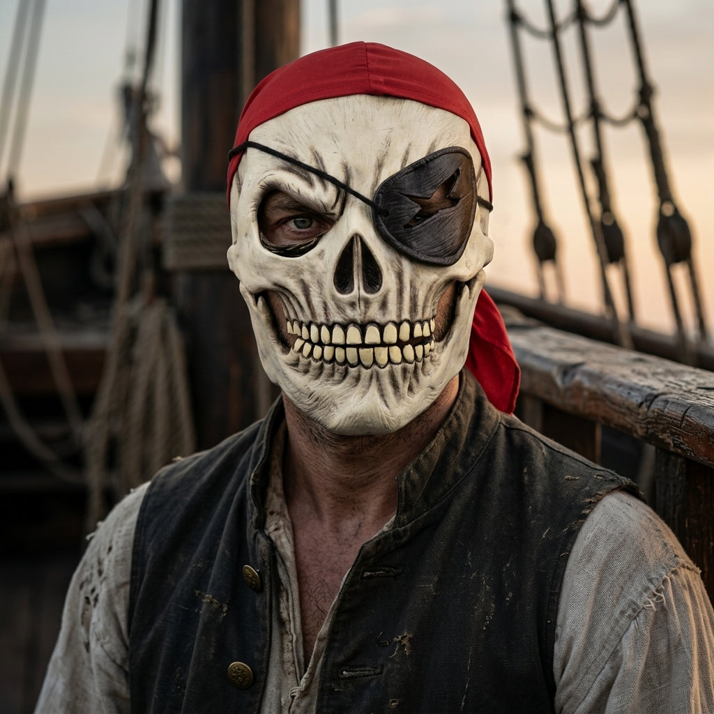 Skull Pirate Mask