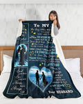 BLANKET FOR WIFE FROM HUSBAND – COMFORT & WARMTH GIFT Sherpa Fleece Blanket (SKU-CHAU-B11)