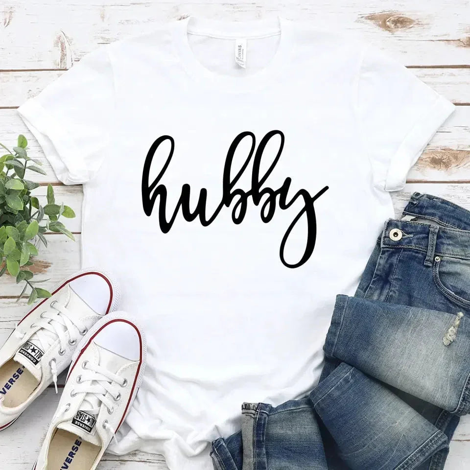 Hubby & Wifey Couple Tee