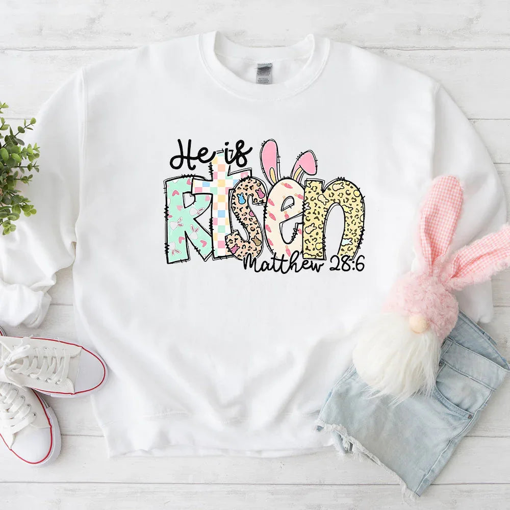 He is Risen Easter Inspirational Tees